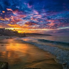 Схема вышивки «Закат»