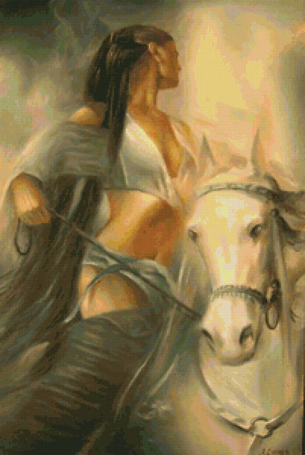 Амазонка - люди, конь, девушка, животные, дама - предпросмотр