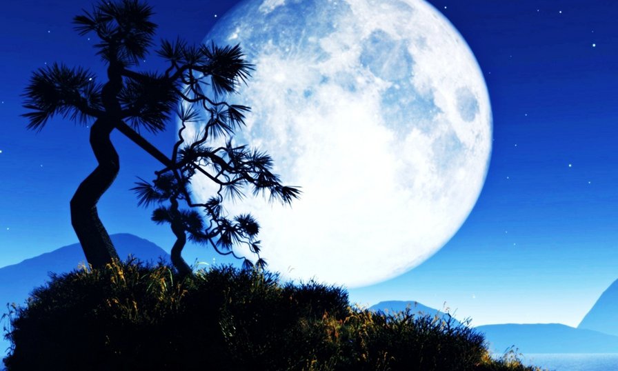 полная луна - оригинал