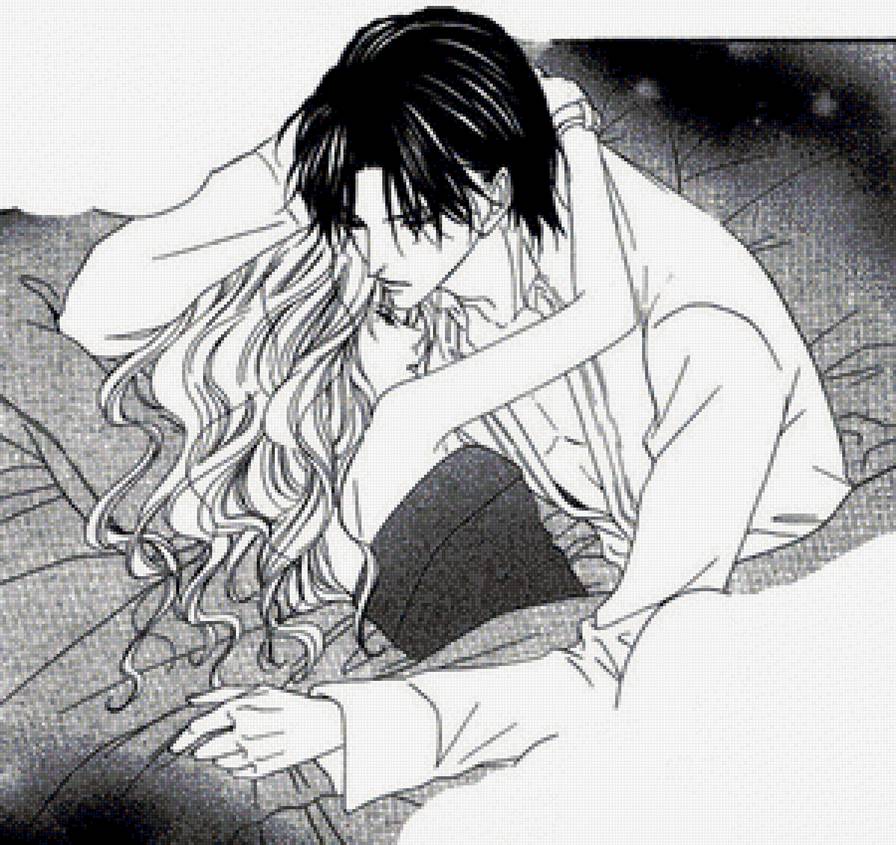 Монохром - пара, девушка, парень, монохром - предпросмотр