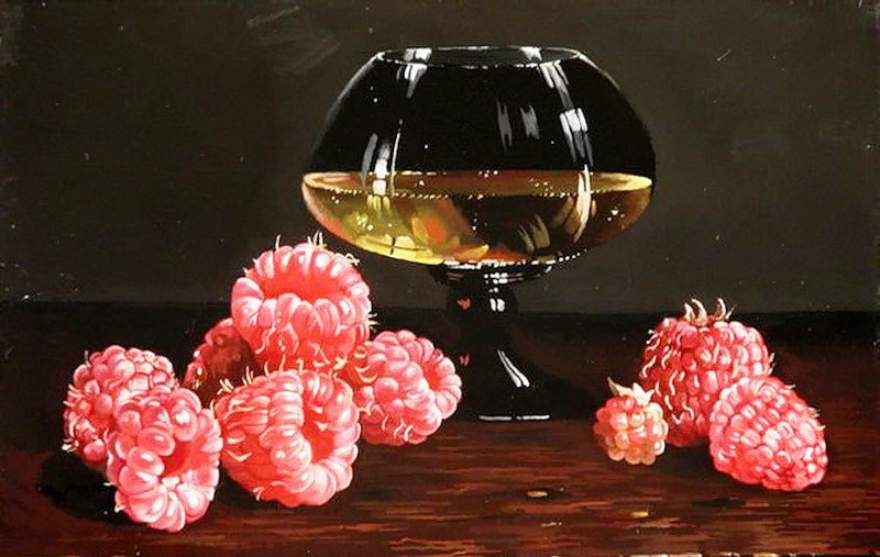 натюрморт - вино, натюрморт, ягоды - оригинал