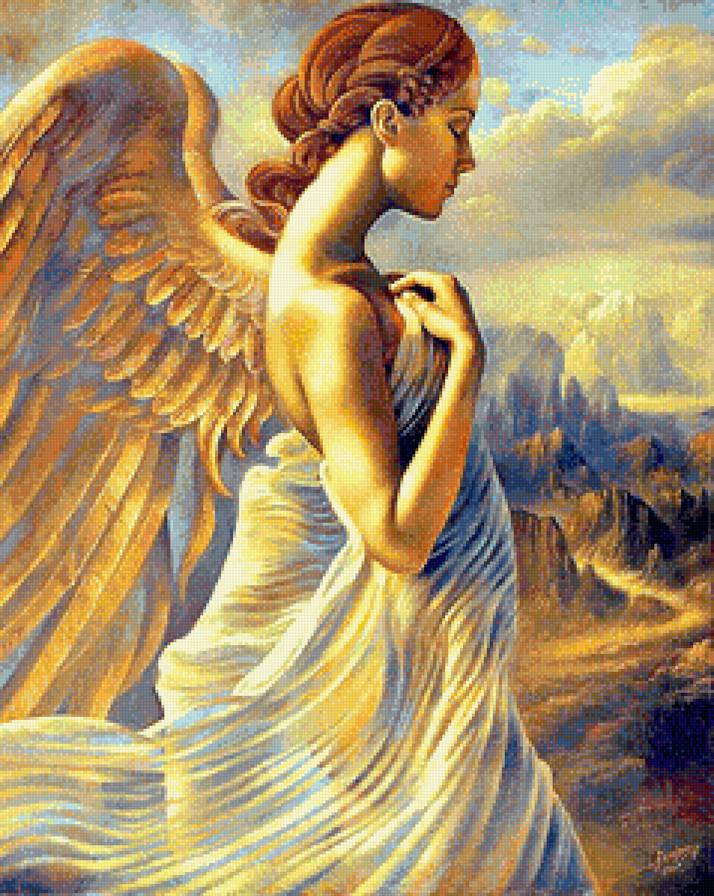 ангел - ангел. девушка. крылья - предпросмотр