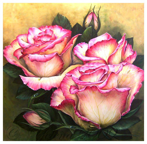 Розы - оригинал