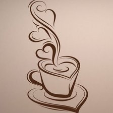 Оригинал схемы вышивки «чашка кофе» (№1222797)