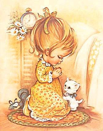 молитва - малыш, дитя, девочка, ребенок, молитва - оригинал