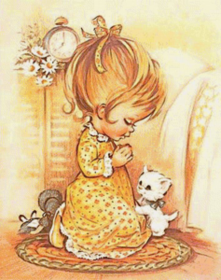 молитва - молитва, ребенок, дитя, девочка, малыш - предпросмотр