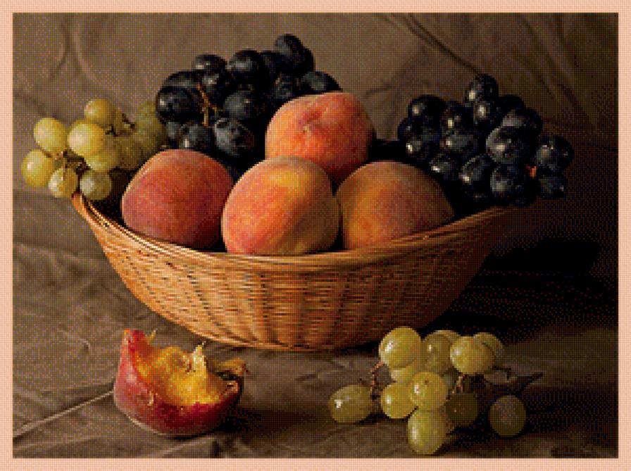 Натюрморт - вышивка крестом - предпросмотр