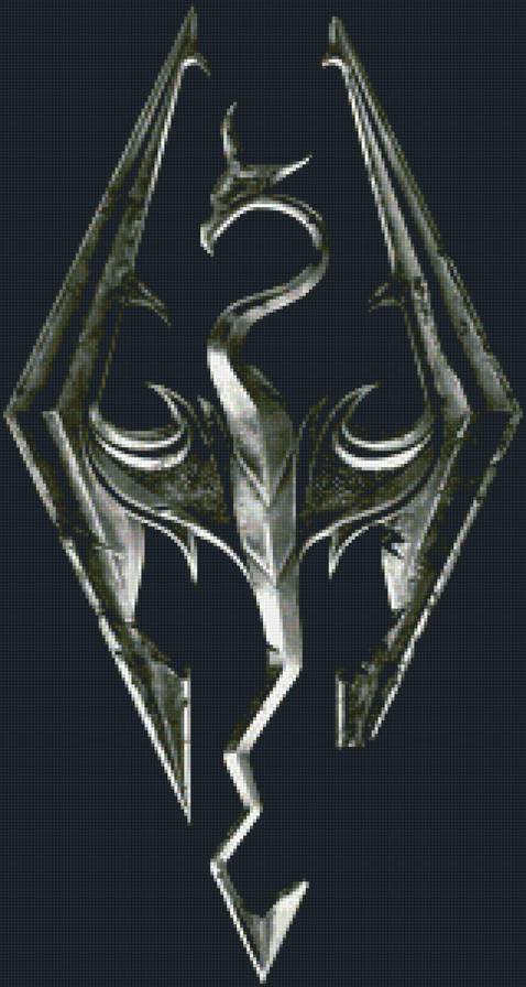 Имперский Дракон - skyrim, дракон, скайрим - предпросмотр