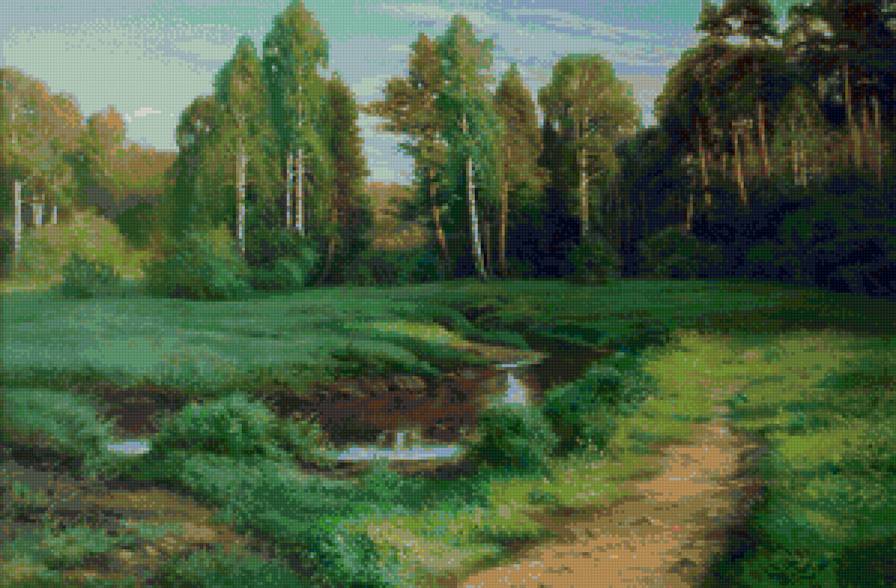 природа - природа, лес, речка - предпросмотр