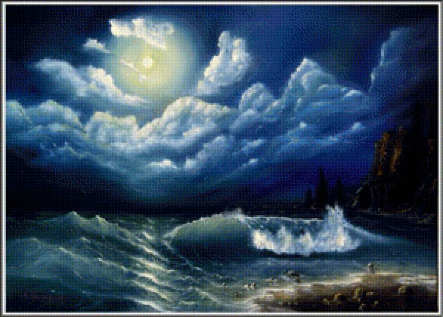 Морской пейзаж - предпросмотр