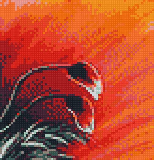 маки4 - модульные картины, триптих, маки - предпросмотр