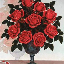 Оригинал схемы вышивки «Розы» (№1225854)