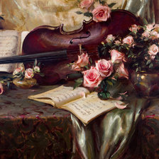 Схема вышивки «Натюрморт. Daniel F.Gerhartz»