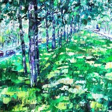 Схема вышивки «в середине лета»