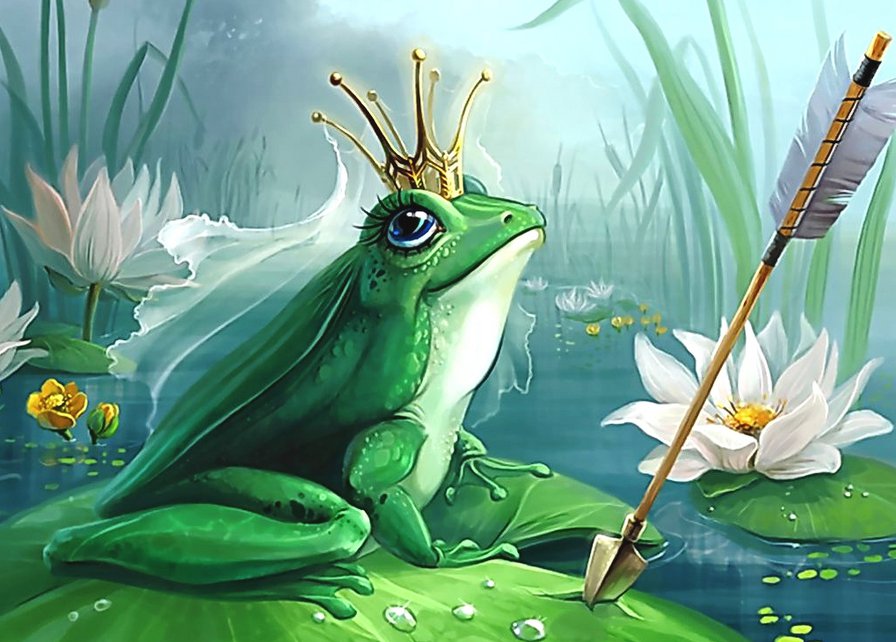 Царевна-лягушка - сказка, стрела царевна, лягушка - оригинал