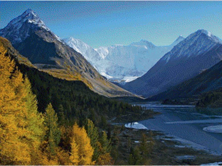 Горный Алтай - горный алтай, озеро, горы - предпросмотр