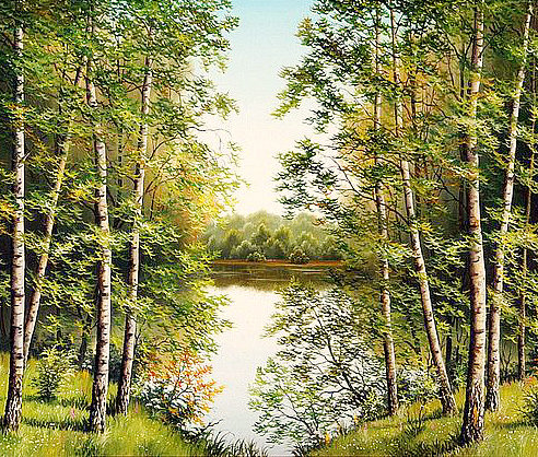 Летний ейзаж - оригинал