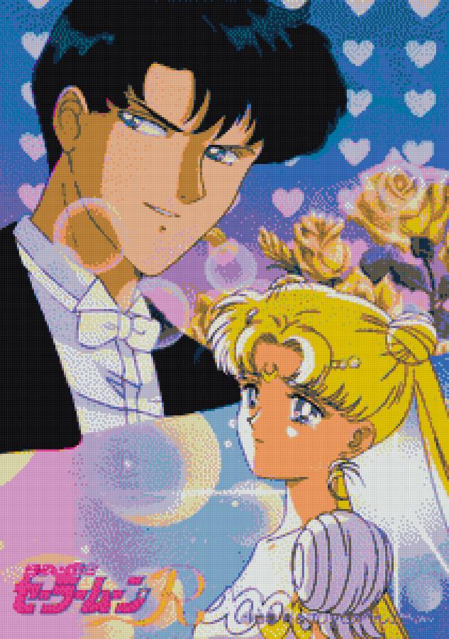 мамору и банни - сейлор мун - предпросмотр