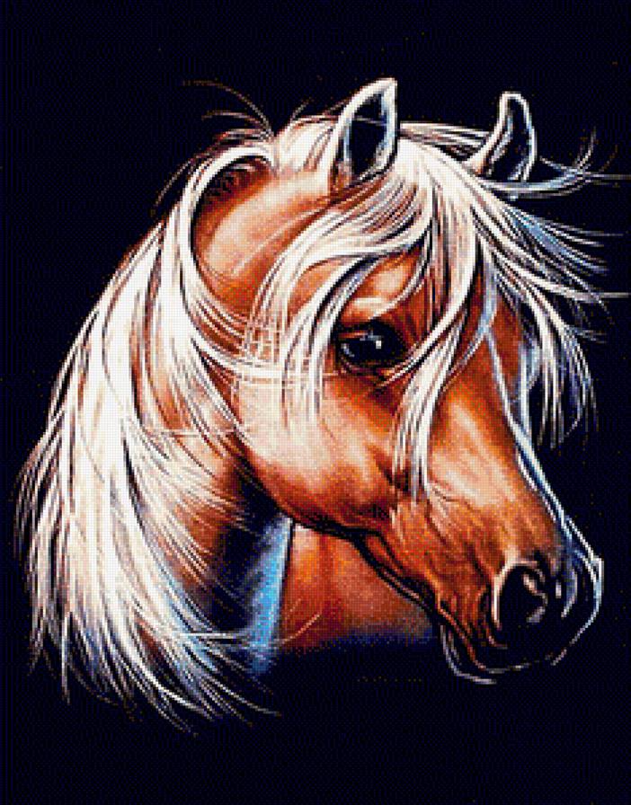 №1228173 - лошадь, картина, животны - предпросмотр