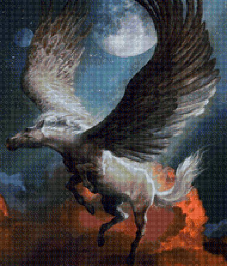 конь сказочный - пегас - предпросмотр