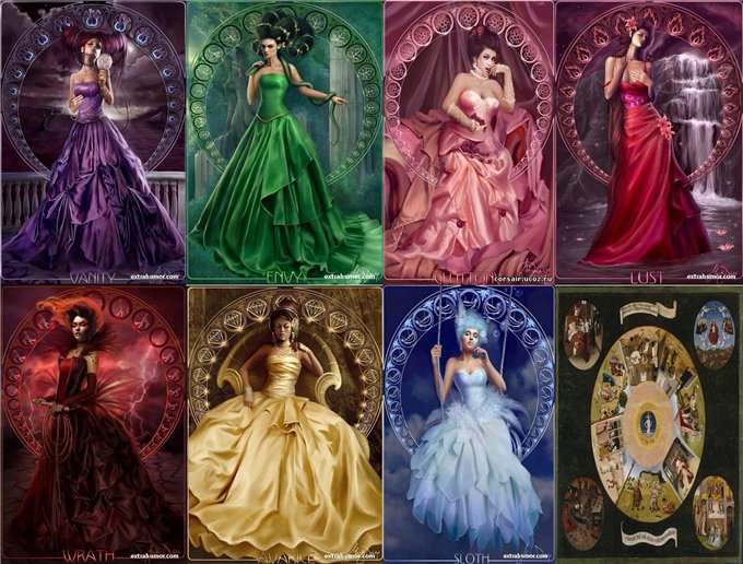 семь смертных грехов - оригинал