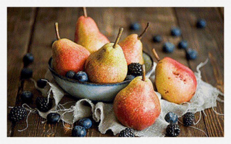 Натюрморт - вышивка крестом - предпросмотр