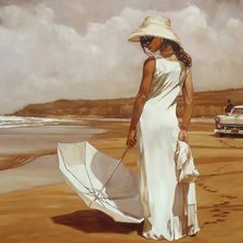 Схема вышивки «у моря»