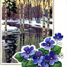 весенний пейзаж