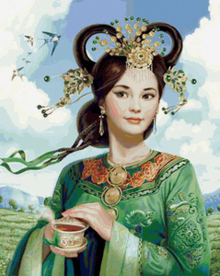 Ветер с Востока - восток, японка, девушка, гейша - предпросмотр