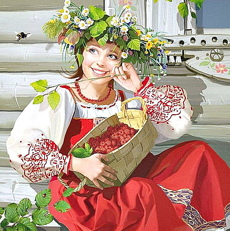 девушка с малиной - девушка.малина - оригинал