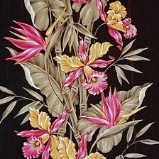 Оригинал схемы вышивки «Орхидеи» (№1231420)