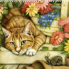 Схема вышивки «охота»