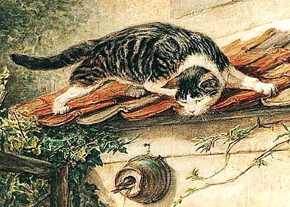 Хищный инстинкт. - живопись. - оригинал