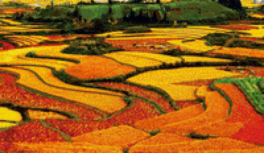 Рисовое поле - поле, рис - предпросмотр