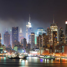 Схема вышивки «город-сити»