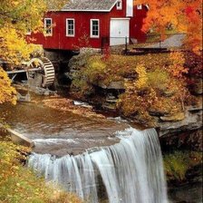 Схема вышивки «Watermill»