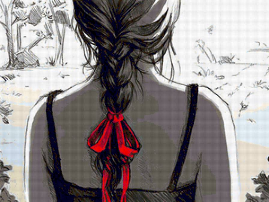 red ribbon - red ribbon - предпросмотр