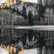 Схема вышивки «mountain lake»