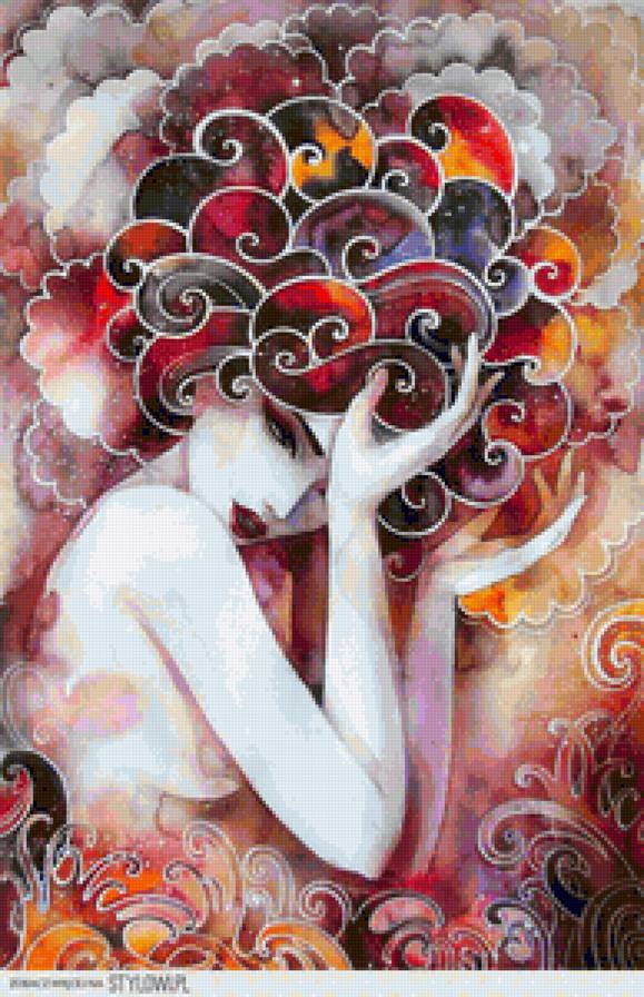 women watercolour - women watercolour - предпросмотр