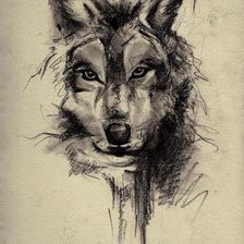 Оригинал схемы вышивки «wolf» (№1233297)