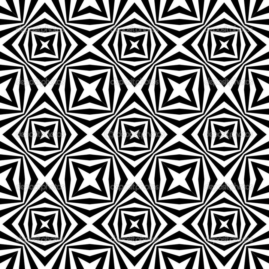 Психоделика 3 - монохром, иллюзия - оригинал