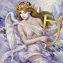 Схема вышивки «ангел»