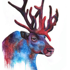 Схема вышивки «renifer»