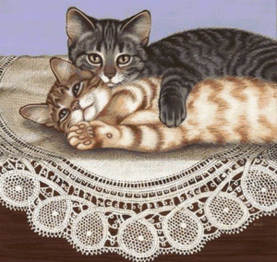 Котики - котенок, животные, коты, кот - предпросмотр