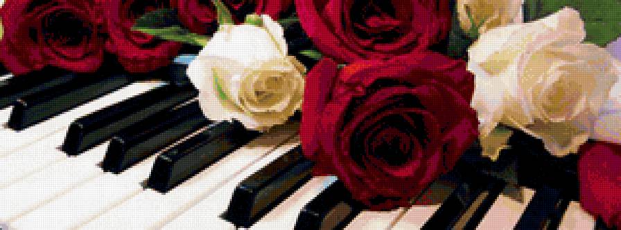 РОЗы на пианино - предпросмотр