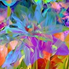 Схема вышивки «Цветы»