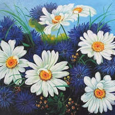 Схема вышивки «Ромашки»