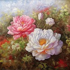 Схема вышивки «цветы»