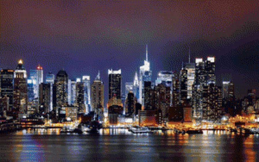 ночной город - предпросмотр