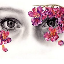 Схема вышивки «взгляд»